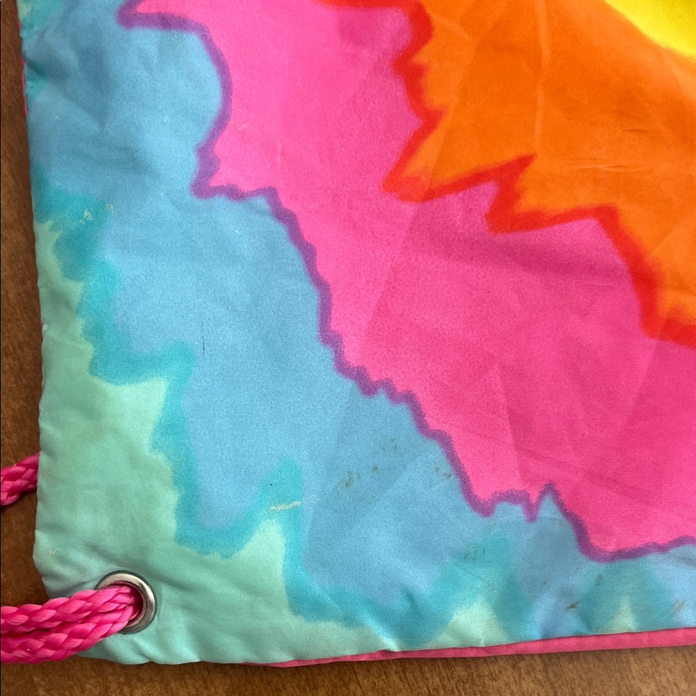 Colorful Tie-Dye Drawstring Girl Scout Backpack - Picture 4 of 6